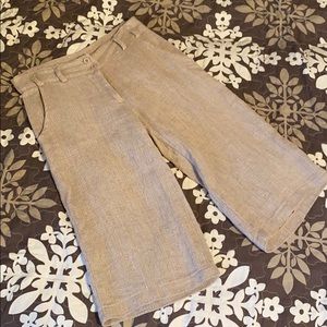Linen Made in Italy Potato Sack Shorts